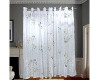 Net Colored Curtain Self Embossed 1 pcs 5x7 ft