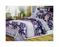 Flower Printed King Size Bedsheet with PillowCover