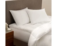 Luxurious 100% Cotton Striped 2pcs Pillow Set