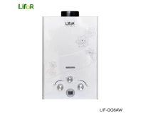 LIFOR Gas Gyser LIF-GG6AW White Digital Display 6L