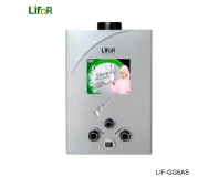 LIFOR Gas Gyser LIF-GG6AS Silver Digital Display