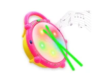 Battery Operated Flash Drum Toy for Kids