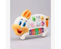 Rabbit Battery Operated Piano Toy for Kids