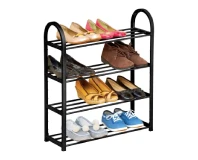 4 Layer Stainless Steel Shoe Rack for Home