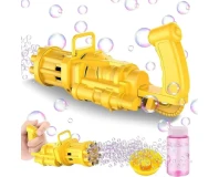 Bubble Machine Bubble Gun Toy 8 Hole for Kids