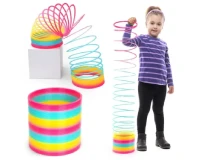 Rainbow Spring Toy Plastic Spring Toy for Kids