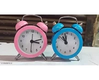 Round Shape Alarm Clock with Light Function