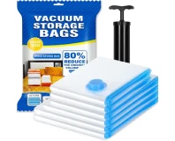 Reusable Vacuum Storage Space Saver Bags with Pump