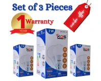 KDS 7 Watt Led Bulb Pack Of 3-3 Pcs Set