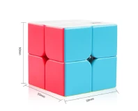 Qi Yi Cube Multicolored 2X2 Rubiks Cube