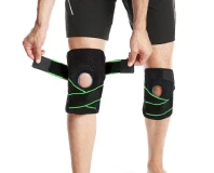 Adjustable Knee Strap Full Size Black Knee Support