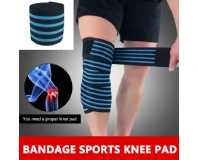 Unisex Knee Wraps Pair for Gym Squat Weightlifting
