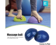 Yoga Half Ball Spiky Trigger Foot Massage Pod Pair