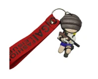 Pubg Anime Double Sided Rubber Keychain