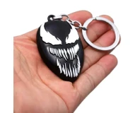 Durable Metal Venom Mask Keyring