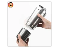 Protein Shaker Bottle with Storage Compartment
