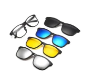 Unisex Magnet Polarized Eyewear 4 in 1 Sunglasses