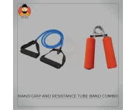 Heavy Hand Grip and Resistance Tube Band Combo