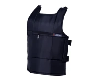 Black Solid Chest Guard For Bike Riding