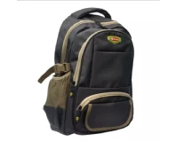 Grey Casual Zippered Unisex Backpack