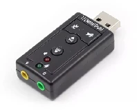 USB 7.1 Channel 3D Stereo Audio Card Adapter