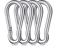 3 Inch Stainless Steel Spring Snap Hook Pack Of 4