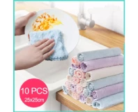 10 PCS High Absorption Microfiber Cleaning Cloth