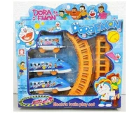 Electric Toy Train For Kids - Doraemon Train Set