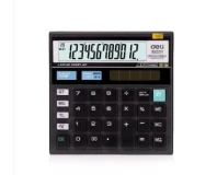 Deli 3923112 Digit Dual Power Portable Calculator