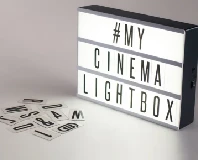LED Light Up Box Cinematic Message Board DIY