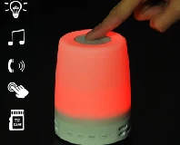 Gemini Wireless Bluetooth Speaker - LED Mood Lamp