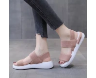 Comfortable Stretch Fabric Sport Flat Sandals