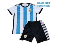 Argentina Jersey Set with 3 Star for Kids