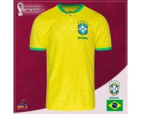 Brazil Home Jersey Qatar World Cup 2022