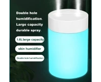 USB Air Humidifier Double Nozzle Quiet Diffuser