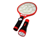 Electric Mosquito Swatter Bat with Torch Light 1Pc
