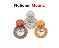 National Quartz Model-148 Unique Design Wall Clock