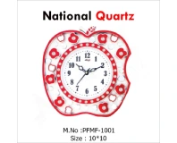 National Quartz Unique Apple Design Wall Clock