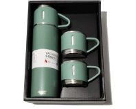 3 In 1 Vacuum Insulated Thermos Flasks Bottle