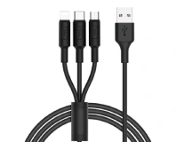 HOCO X25 Cable USB to Lightning Micro USB Type C