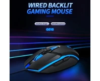 T WOLF G510 Wired Gaming Mouse with 4 Color Light