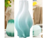 Thread Texture A33 Flower Glass Vase
