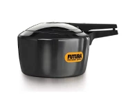 Futura Black High Anodized Pressure Cooker 3L