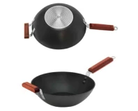 Futura Non-Stick Induction Wok Pan with Lid