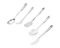 Famous Stainless Steel Spatula Cutlery Set of 5 pc