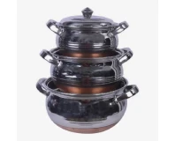 Famous Copper Base Stainless Steel Handi Set