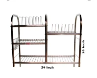 Kitchen Steel Rack 18X24 Inches