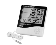 Humidity Meter HTC2 Outdoor Thermometer Clock