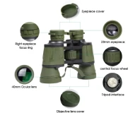 Binoculars 8X40 Professional Waterproof Telescope