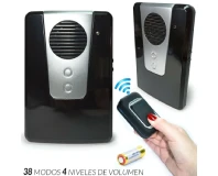LUCKARM Wireless Digital Black Doorbell